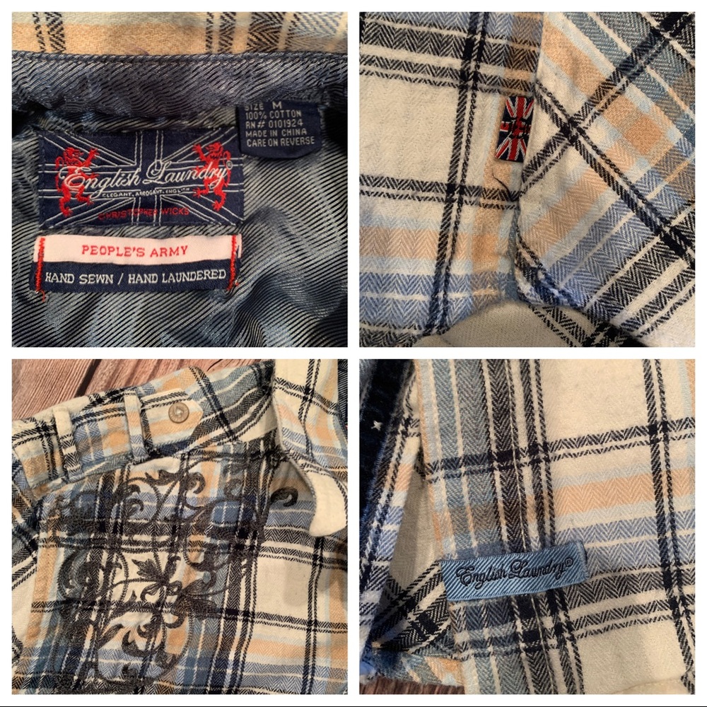 English Laundry casual button down shirt size M
B326